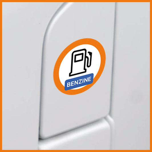 Benzine sticker (5 stuks)