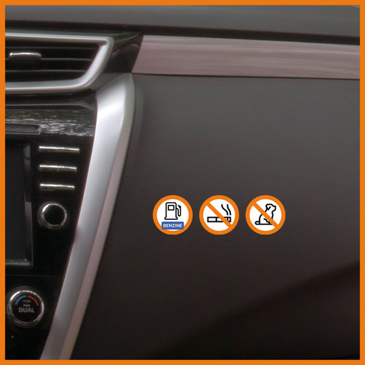 Niet roken sticker (5 stuks)