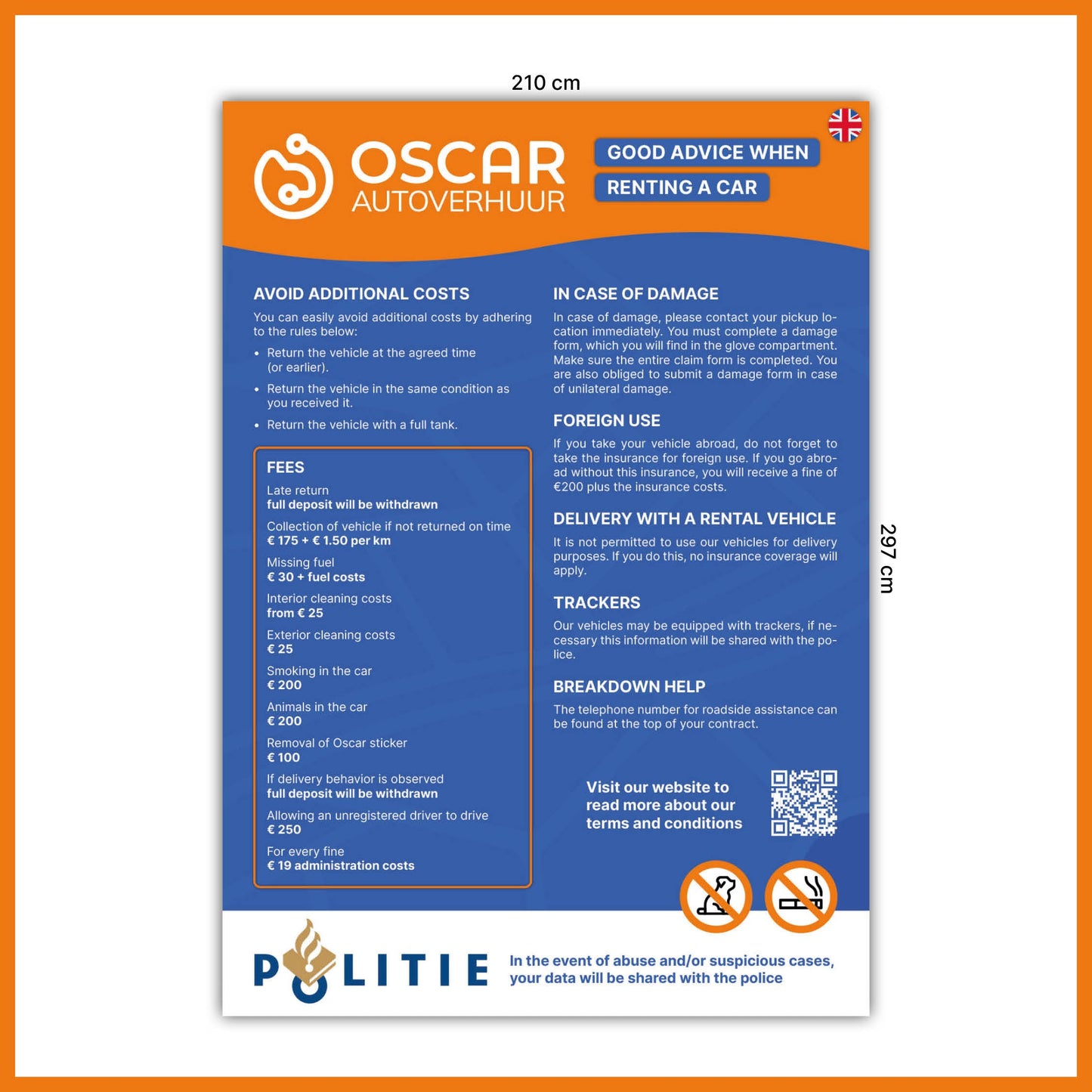 Voorkom extra kosten flyer (20 stuks)
