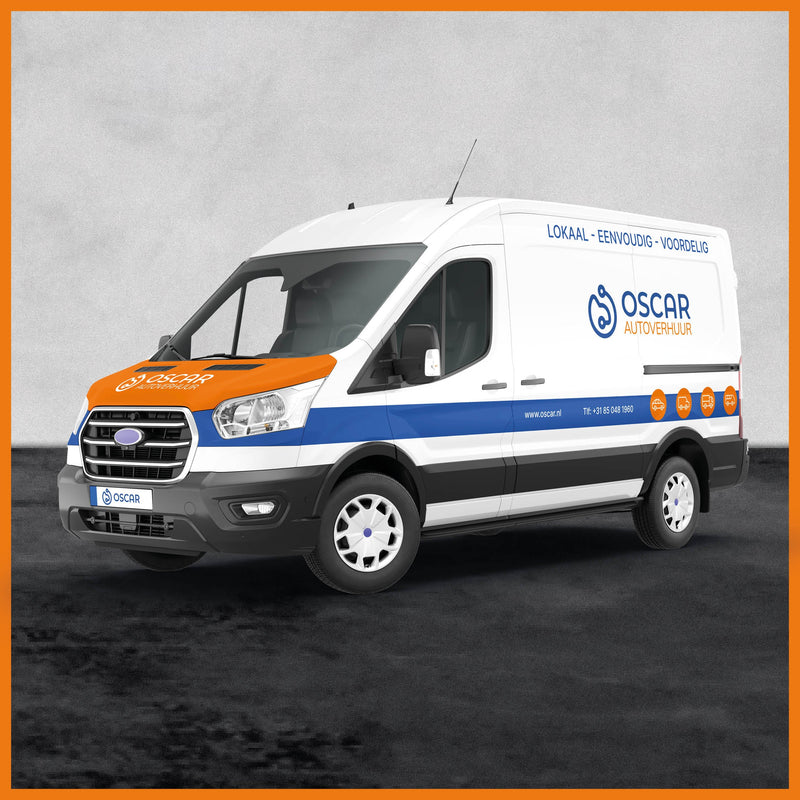 Wrapping grote bestelbus